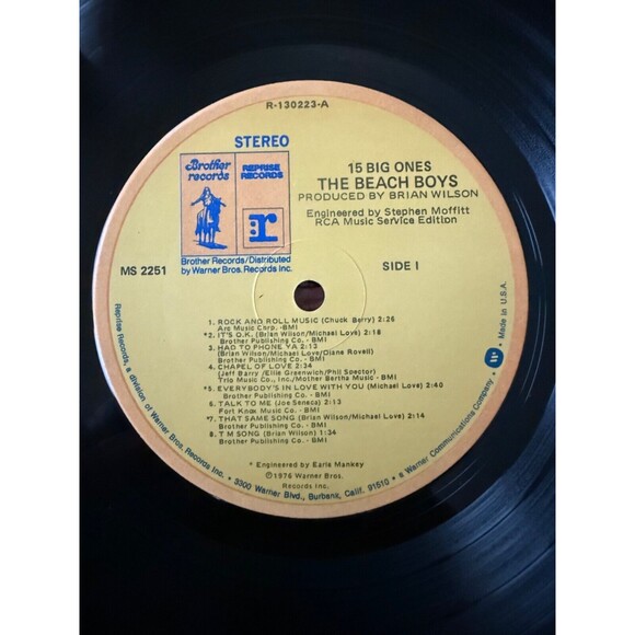 Good Vibrations Best Of The Beach Boys / 15 Big Ones LP Lot VG+ Cleaned - Picture 9 of 11